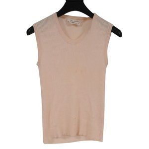 Marc Jacobs Bergdorf Goodman Womens Cropped Sweater Vest Medium Pink Cashmere